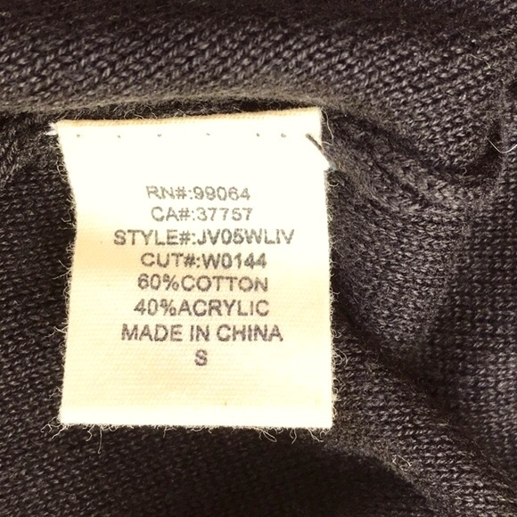 Billabong Hi Lo Black Sweater Size Small - Picture 13 of 14